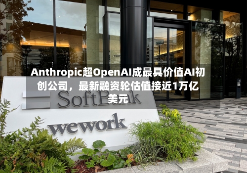 Anthropic超OpenAI成最具价值AI初创公司,最新融资轮估值接近1万亿美元